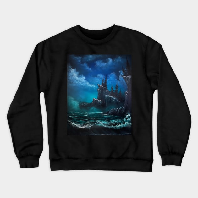 Evening Seascape Crewneck Sweatshirt by J&S mason